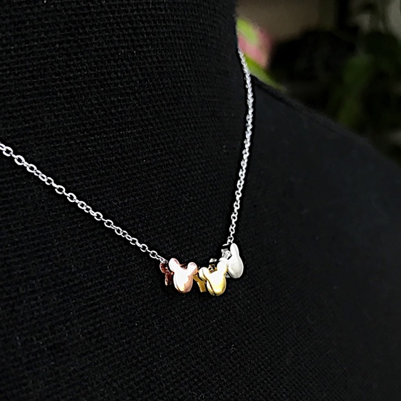 Disney’s Mickey tri tone pendant necklace - Picture 2 of 7